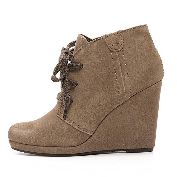 Dolce Vita Suede ‘Gael’ Lace Up Booties - Picture 2 of 7